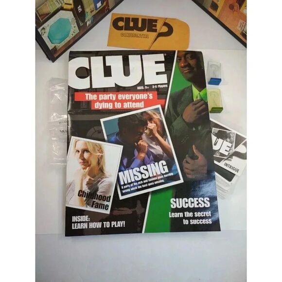 Clue Discover the Secrets 2008 Replacement Parts Question Mark Pawn Weapons Card - Picture 8 of 16